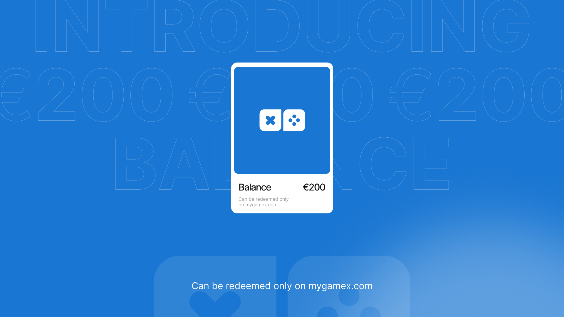 MyGameX €200 Balance Gift Card