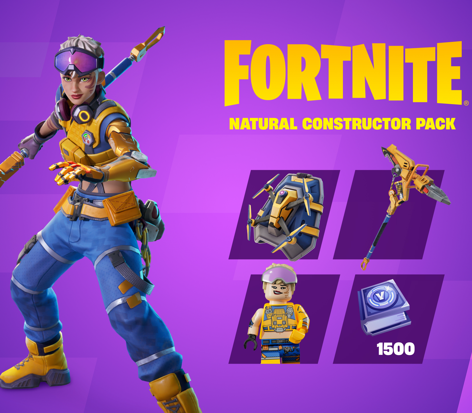 

Fortnite - Natural Constructor Pack DLC ZA XBOX One / Xbox Series X|S CD Key