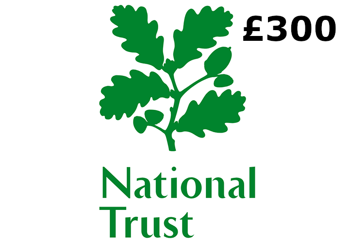 National Trust £300 Gift Card UK
