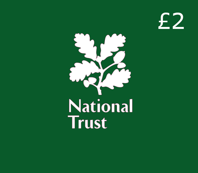 National Trust £2 Gift Card UK
