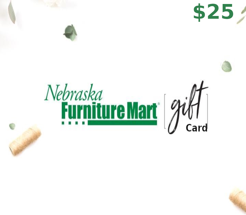 

Nebraska Furniture Mart $25 Gift Card US