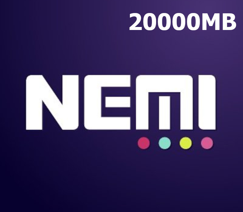 

Nemi 20000MB Data Mobile Top-up MX