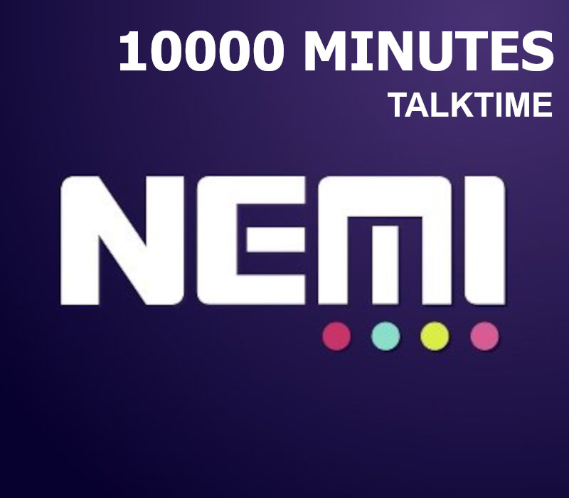 

Nemi 10000 Minutes Talktime Mobile Top-up MX