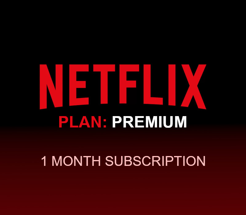 

Netflix - 1 Month Premium Plan Subscription Account