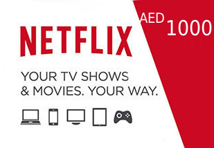 Netflix Gift Card AED 1000 AE