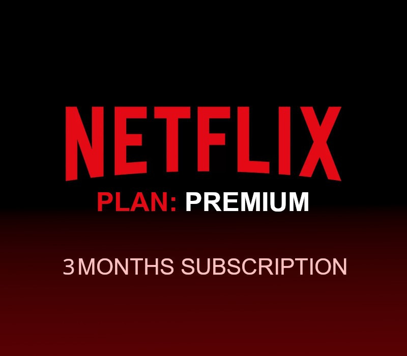 

Netflix - 3 Months Premium Plan Subscription Account