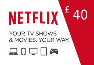 Netflix Gift Card £40 UK