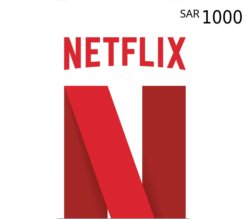 Netflix Gift Card SAR 1000 SA