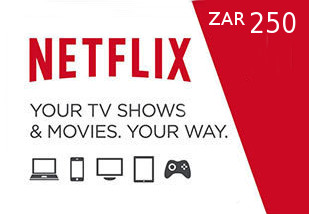 Netflix Gift Card ZAR 250 ZA