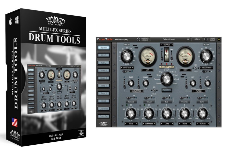 Nomad Factory Drum Tools VST CD Key screenshot 2