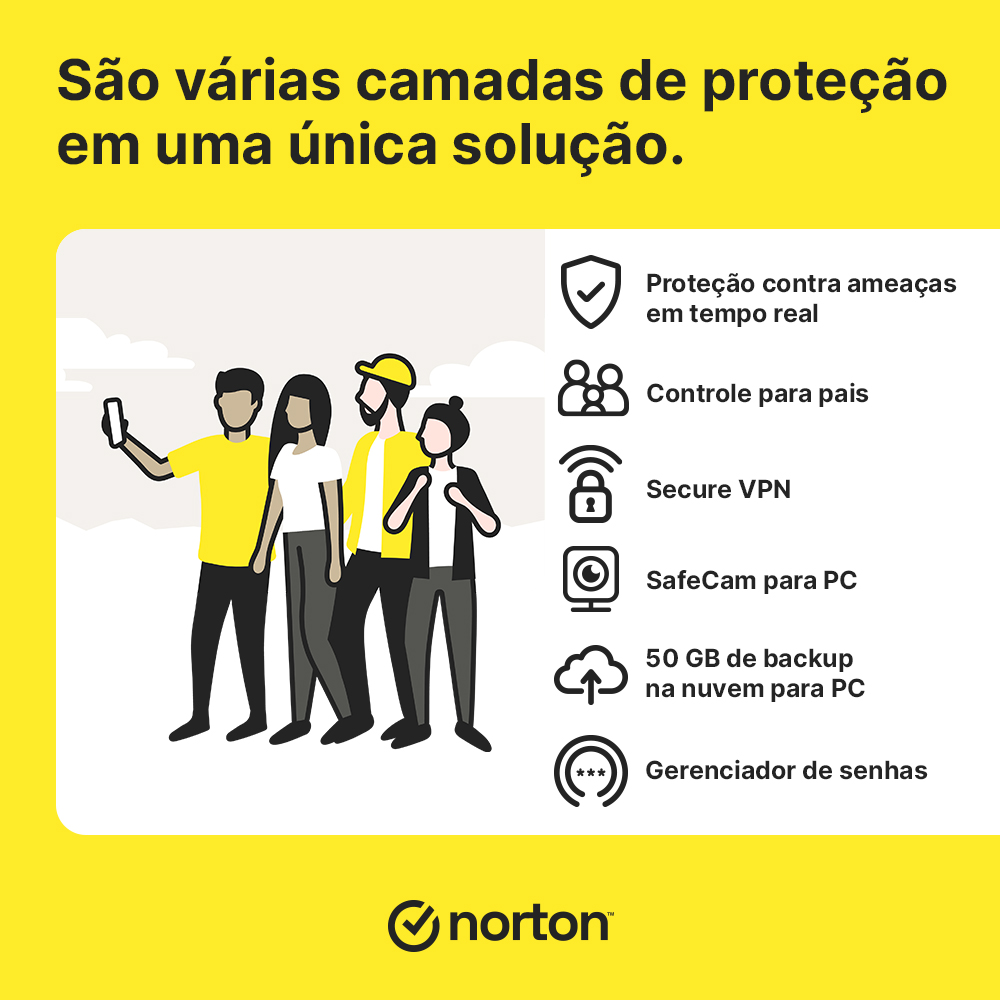 Norton Antivirus 360 Deluxe BR Key (1 Year / 5 Devices)