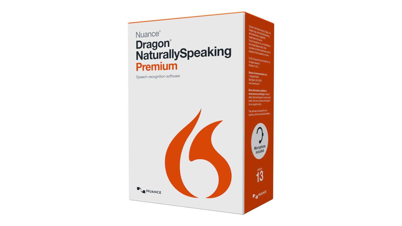 Nuance Dragon NaturallySpeaking Premium 13 Key (Lifetime / 1 PC)