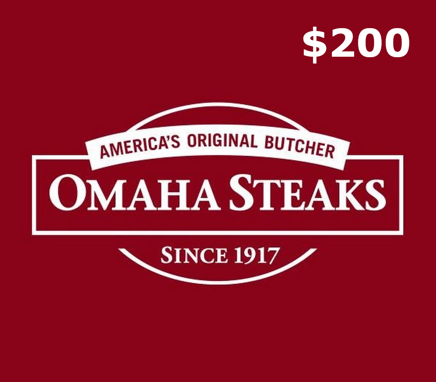 

Omaha Steaks $200 Gift Card US