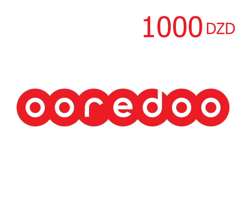 

Ooredoo 1000 DZD Mobile Top-up DZ