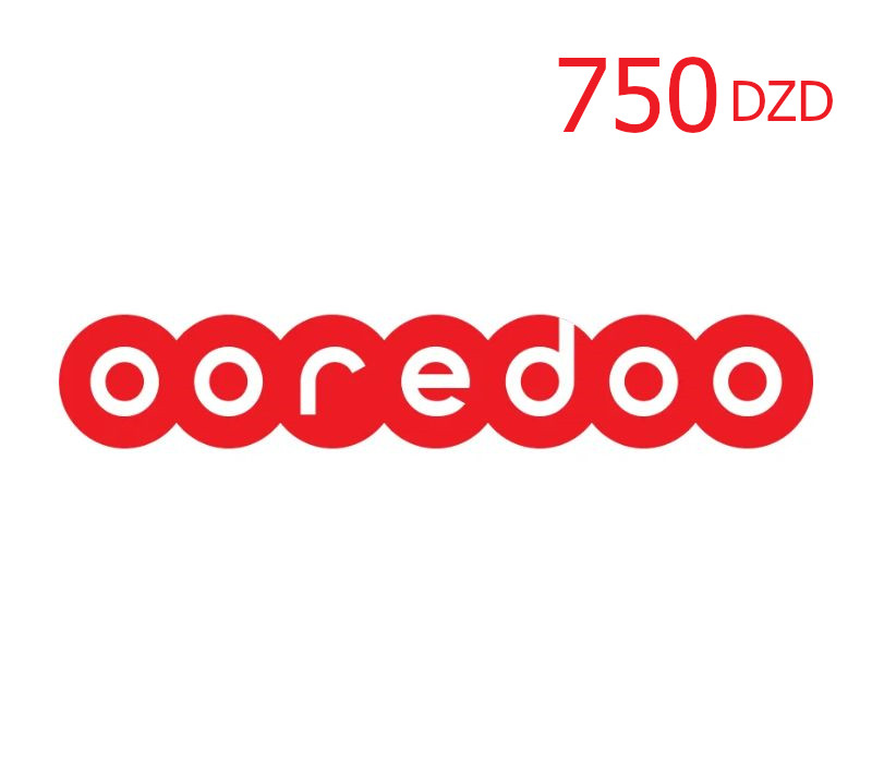 

Ooredoo 750 DZD Mobile Top-up DZ