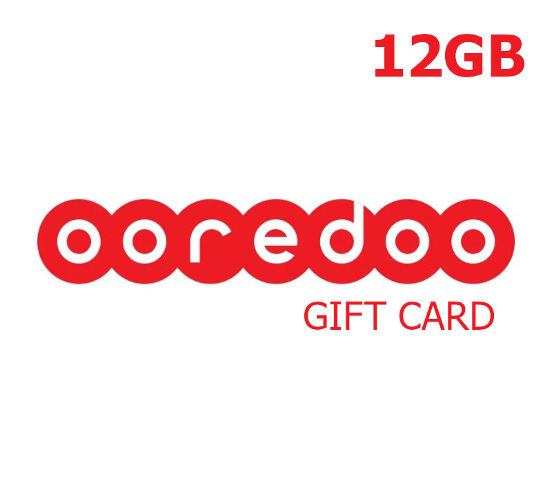 

Ooredoo 12GB Data Gift Card QA