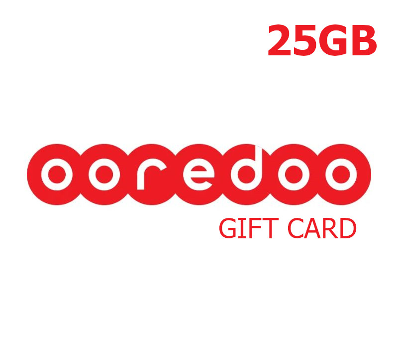 

Ooredoo 25GB Data Gift Card QA