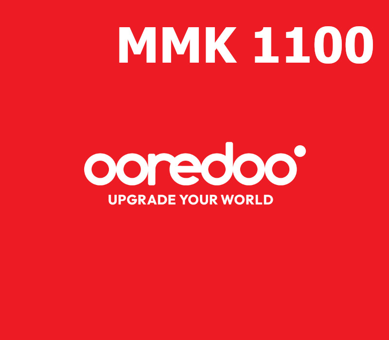 

Ooredoo 1100 MMK Mobile Top-up MM