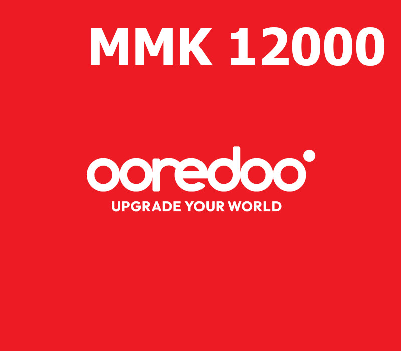 

Ooredoo 12000 MMK Mobile Top-up MM