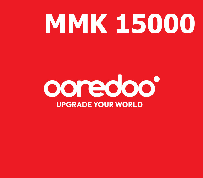 

Ooredoo 15000 MMK Mobile Top-up MM