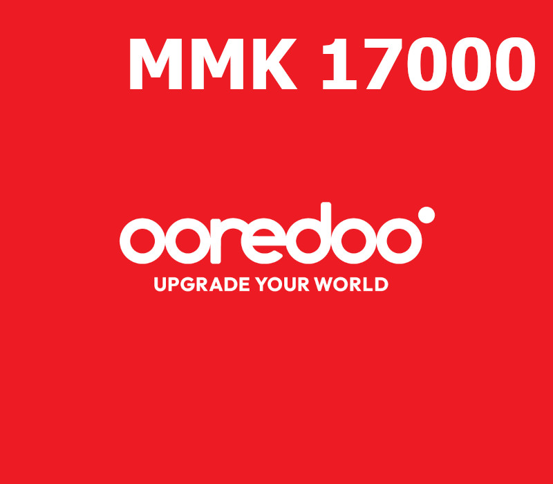 

Ooredoo 17000 MMK Mobile Top-up MM