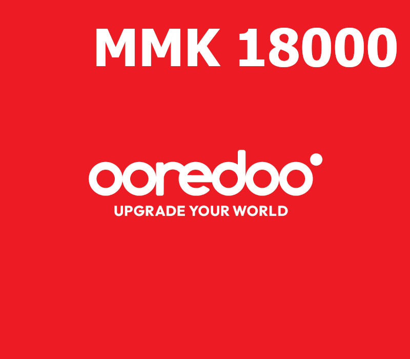 

Ooredoo 18000 MMK Mobile Top-up MM