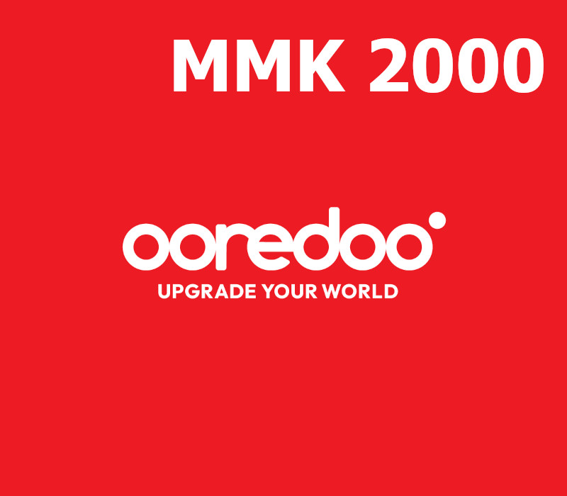 

Ooredoo 2000 MMK Mobile Top-up MM