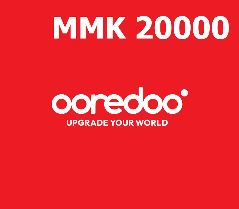 Ooredoo 20000 MMK Mobile Top-up MM