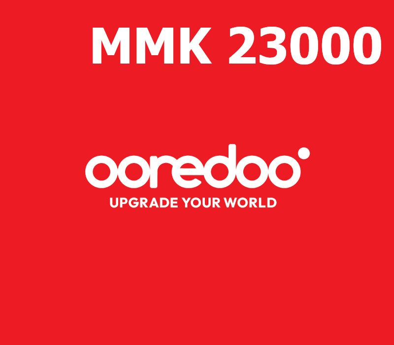 

Ooredoo 23000 MMK Mobile Top-up MM