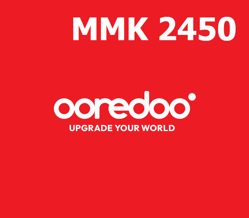 

Ooredoo 2450 MMK Mobile Top-up MM