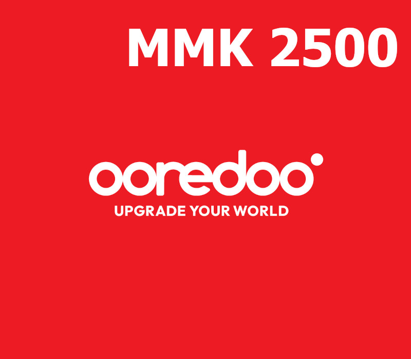 

Ooredoo 2500 MMK Mobile Top-up MM