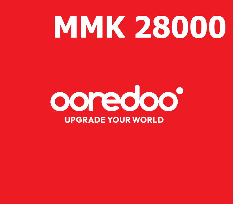 Ooredoo 28000 MMK Mobile Top-up MM