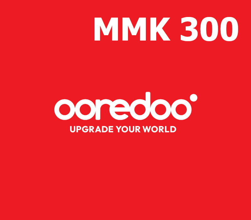 

Ooredoo 300 MMK Mobile Top-up MM