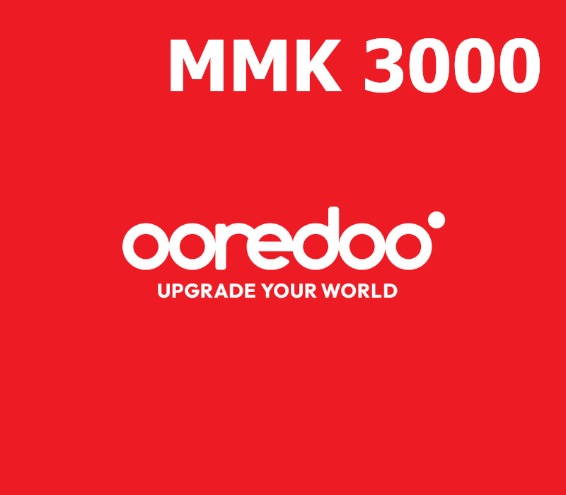 

Ooredoo 3000 MMK Mobile Top-up MM