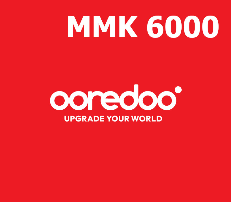 Ooredoo 6000 MMK Mobile Top-up MM