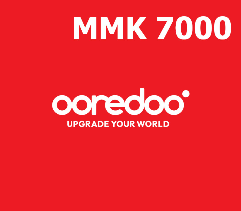 

Ooredoo 7000 MMK Mobile Top-up MM