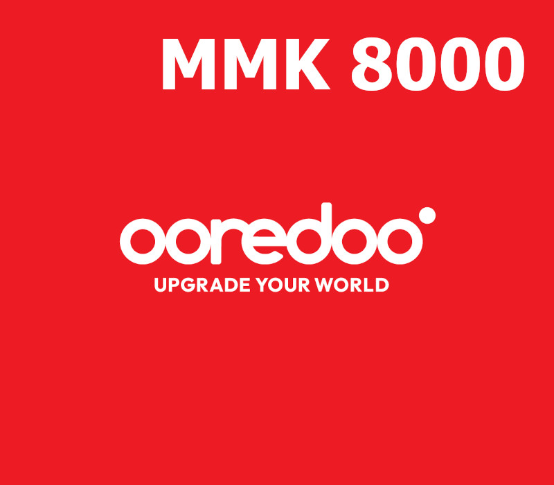 

Ooredoo 8000 MMK Mobile Top-up MM