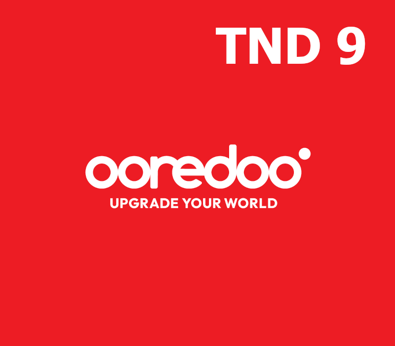 

Ooredoo 9 TND Mobile Top-up TN