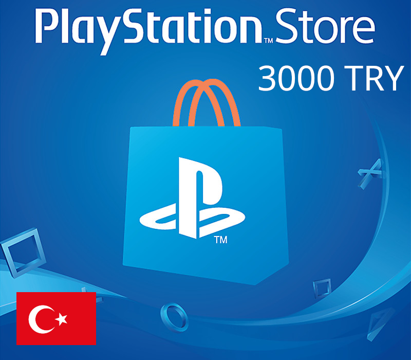 PlayStation Network Card 3000 TRY TR