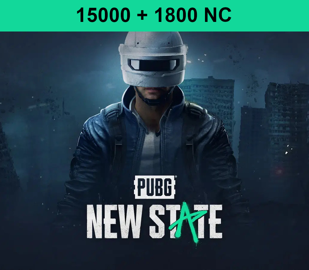 PUBG: NEW STATE - 15000 + 1800 NC