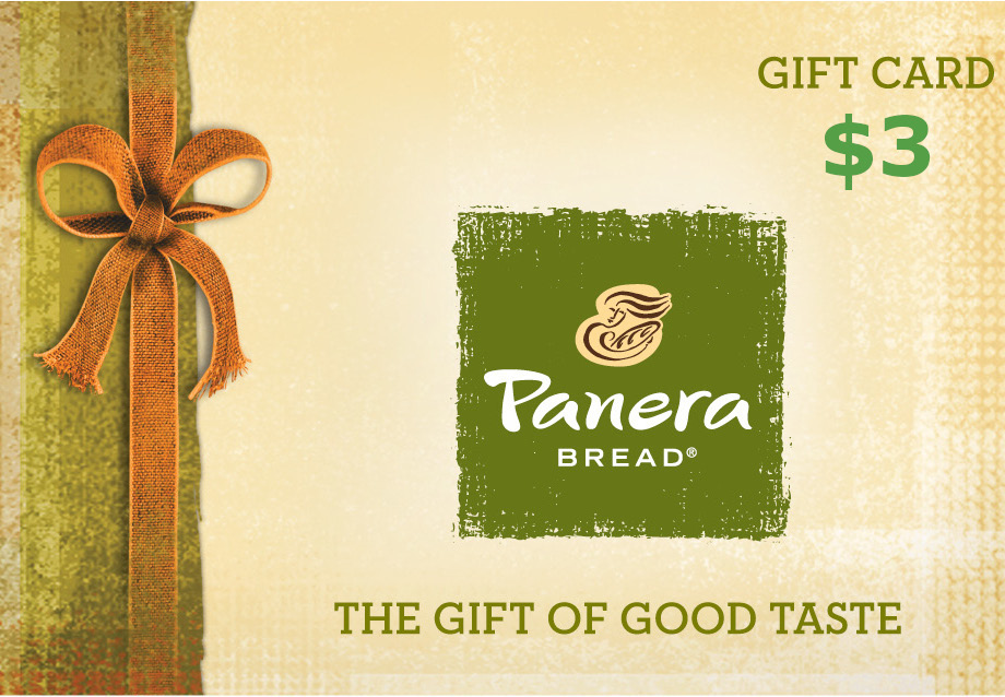 Panera Bread $3 Gift Card US