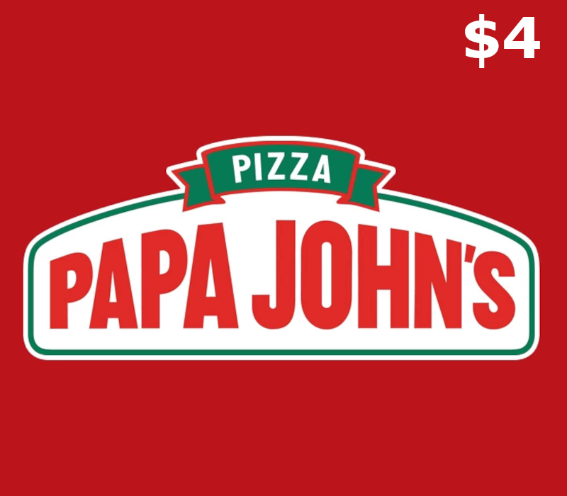 

Papa John's $4 Gift Card US