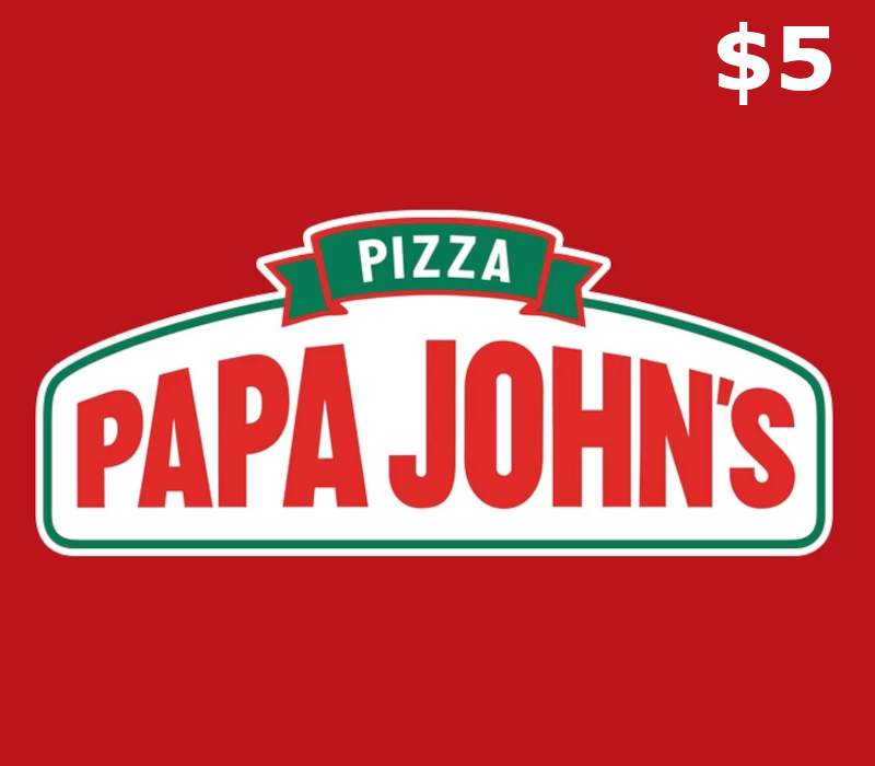 

Papa John's $5 Gift Card US