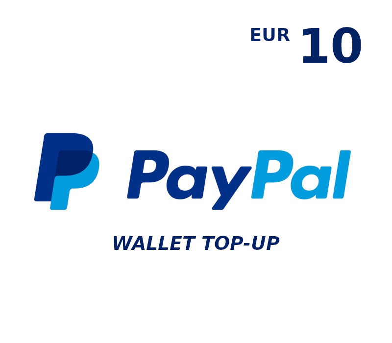 PayPal Wallet 10 EUR Top Up