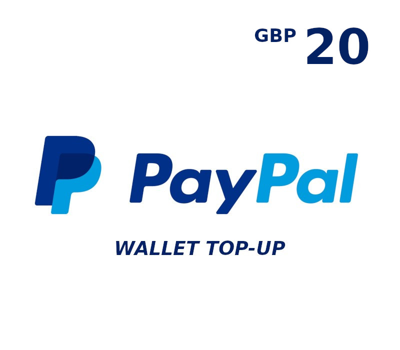 PayPal Wallet 20 GBP Top Up