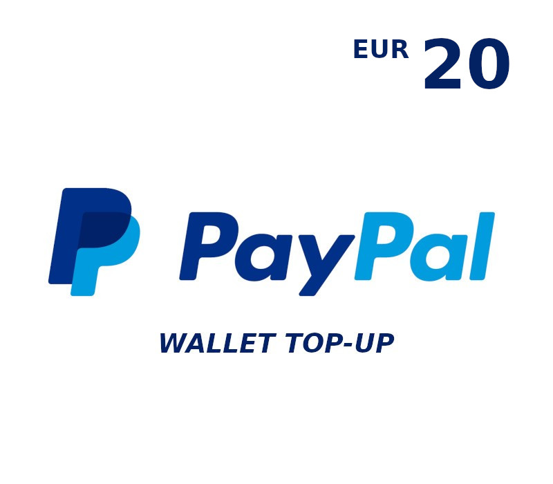 PayPal Wallet 20 EUR Top Up