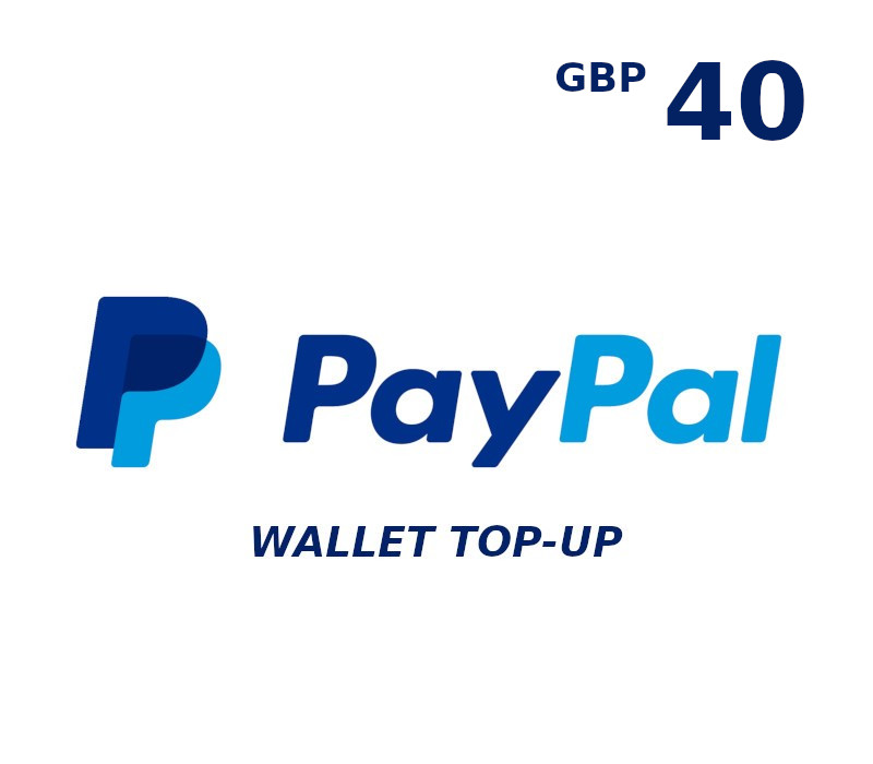 

PayPal Wallet 40 GBP Top Up