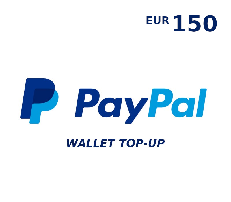 PayPal Wallet 150 EUR Top Up