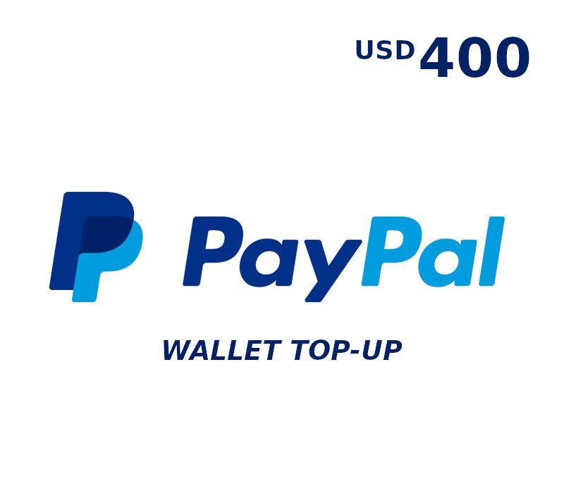 

PayPal Wallet 400 USD Top Up