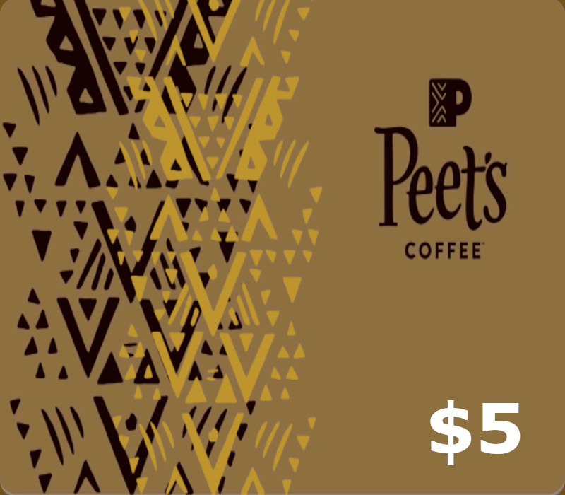 

Peet's Coffee & Tea $5 Gift Card US